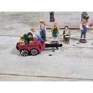 The Liberty Falls Hand Painted Pewter Collection Tully's Delivery Wagon Miniatur